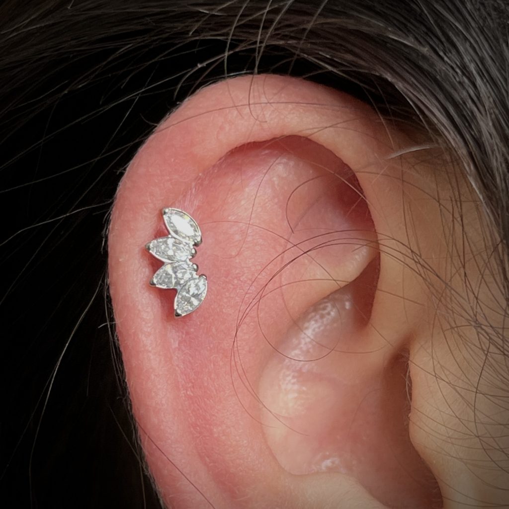 Helix piercing