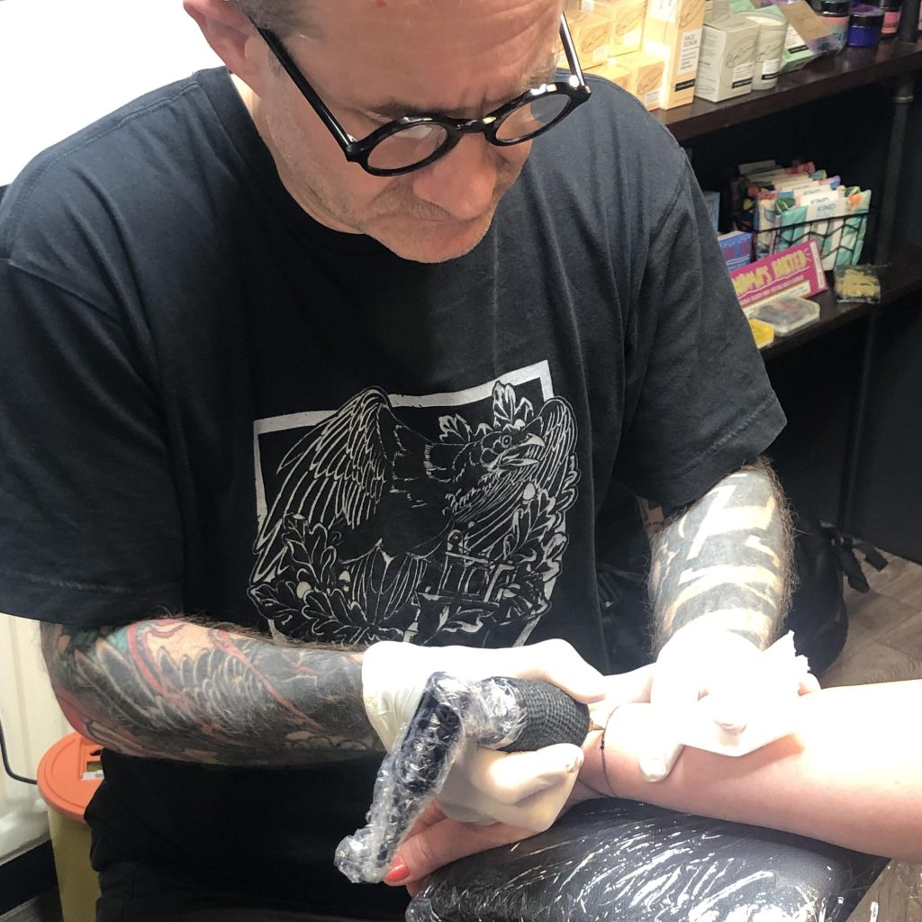 Peter aka Phetrus at Tiger & Rose Tattoo, London