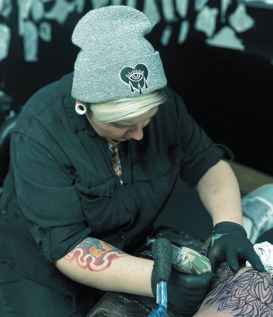 Anna Skrok, Tiger & Rose Tattoo, Tottenham, London