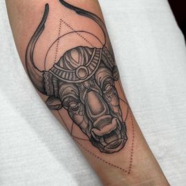 Bull tattoo