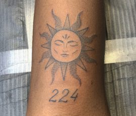 Sun tattoo