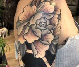 Peony tattoo