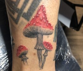 mushrooms tattoo