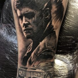 realism tattoo done at Tiger & Rose tattoo, London