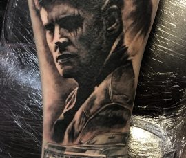 realism tattoo done at Tiger & Rose tattoo, London
