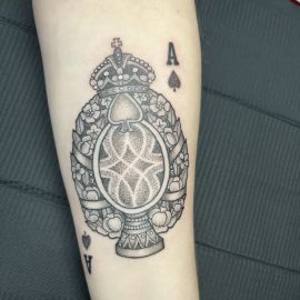 Ace of spades tattoo