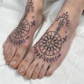 Ornamental tattoo