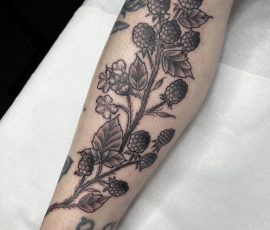 Blackberries tattoo