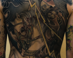 Japanese Style Tattoos Japanese style tattoo backpiece done by Phetrus at Tiger and Rose Tattoo, London