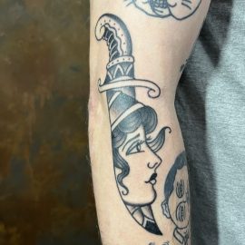 Dagger tattoo