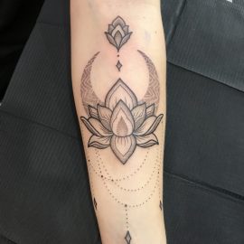 Moon tattoo