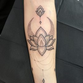 Moon tattoo