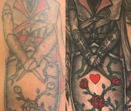 Old tattoo re-worked with new details