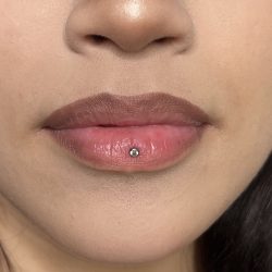 Ashley piercing done at Tiger & Rose Tattoo, London