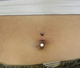 Navel piercing