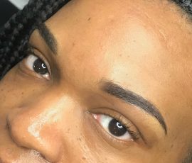created by photogrid Natural looking brow tattoo
