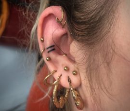 Ear tattoo