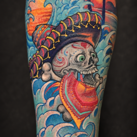 Colourful tattoo