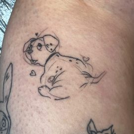 101 Dalmatians pup tattoo