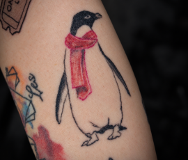 Penguin tattoo