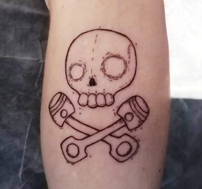 Skull tattoo