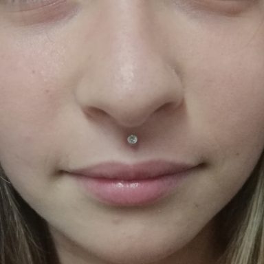 Monroe piercing done at Tiger and Rose Tattoo, London