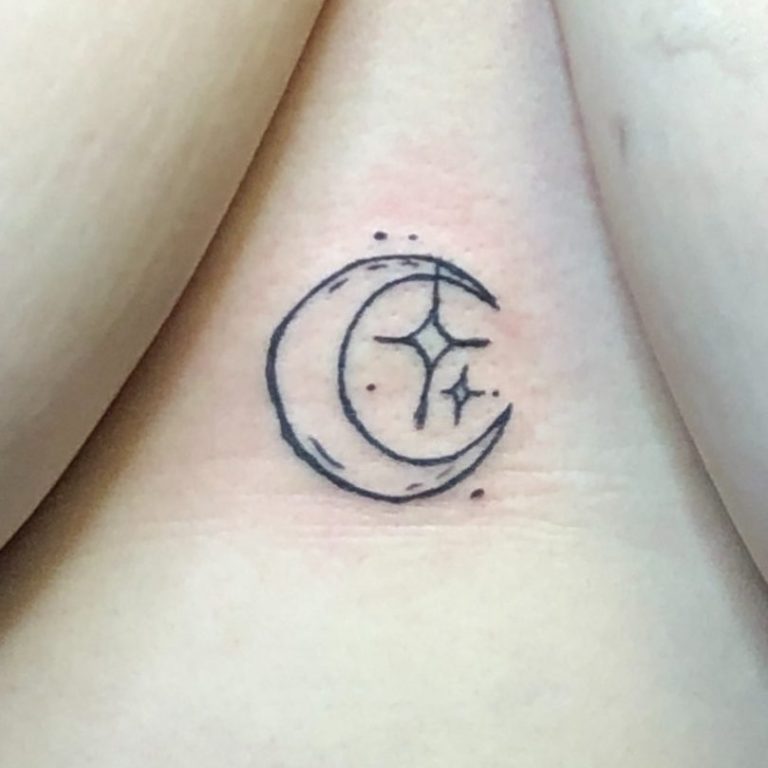 Crescent moon Tattoo
