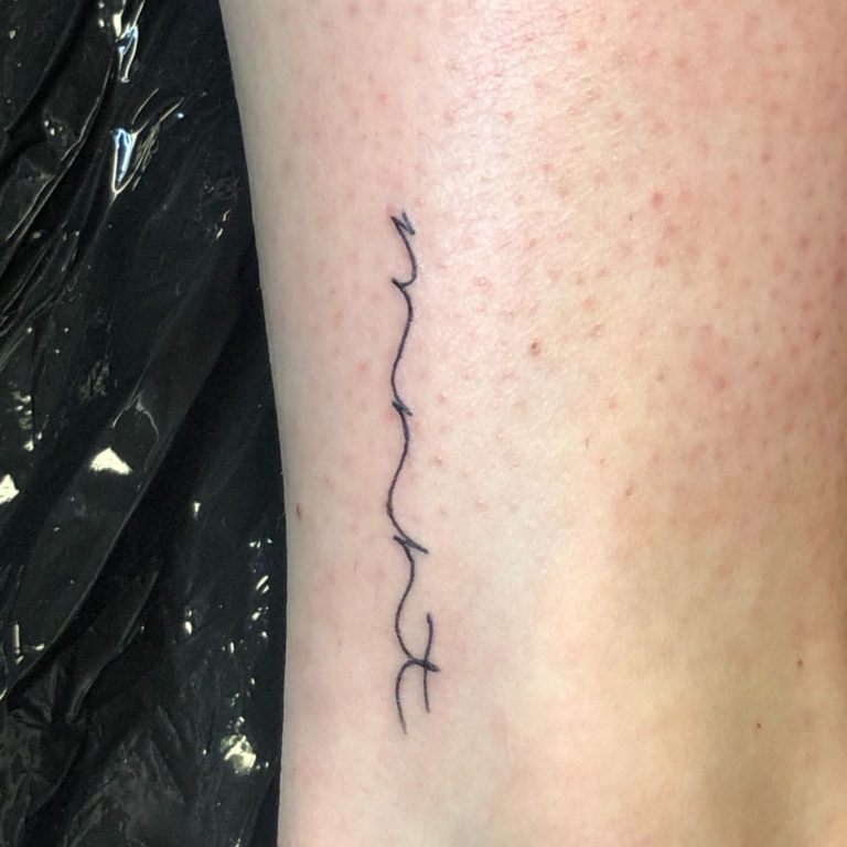 Fine line tattoos done at Tiger and Rose Tattoo, London