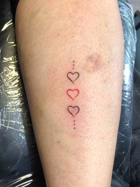 Hearts tattoo