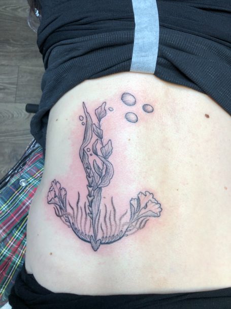 Anchor tattoo done at Tiger and Rose Tattoo, London