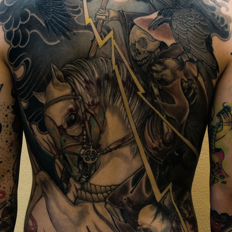 Japanese style tattoo